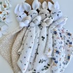 Doudou Orelhas para cima, Coelho Croché