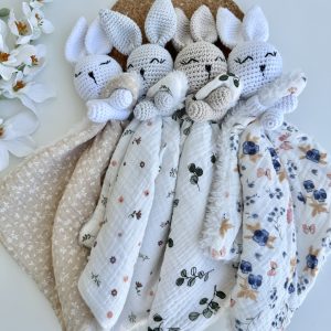 Doudou Orelhas para cima, Coelho Croché