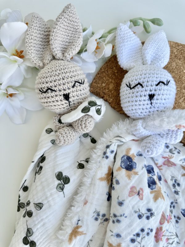 Doudou Orelhas para cima, Coelho Croché - Image 5
