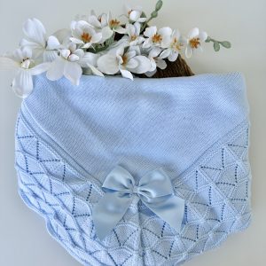 Manta para Bebé, Xaile Azul