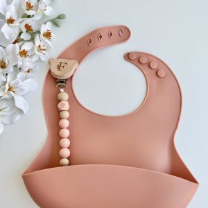 Babete Silicone, Cor de Pêssego