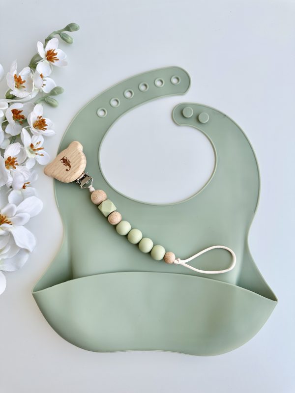 Babete Silicone, Verde