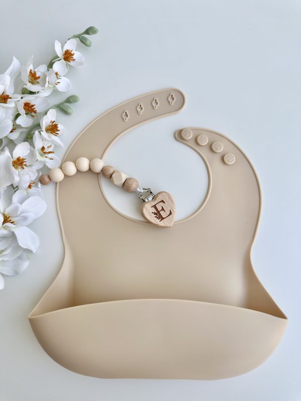 Babete Silicone, Bege