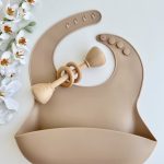 Babete Silicone, Castanho Claro