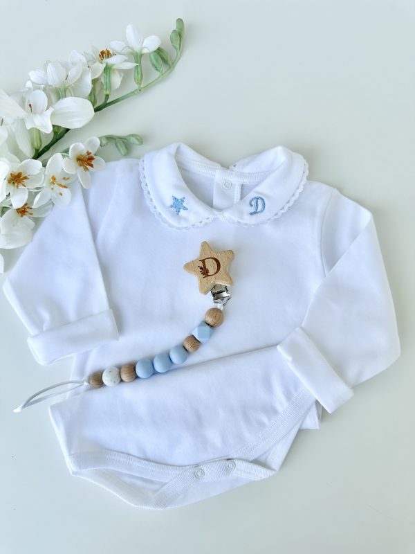 Conjunto de Malha Roupa Bebé, Azul - Image 4