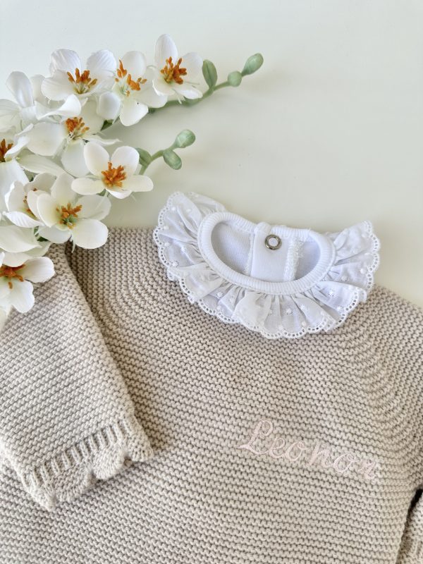 Conjunto de Malha Roupa Bebé, Botões Verde - Image 7
